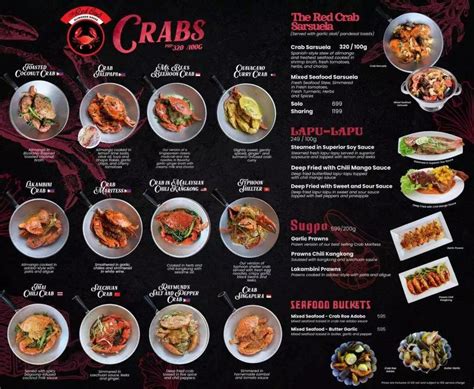 crab menu filipino style.